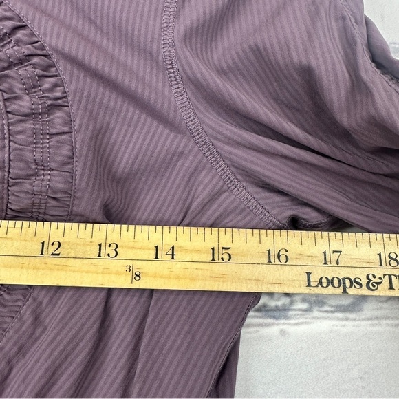 Lululemon Dance Studio Jacket III Women 8 Purple Fog Reversible Yoga Gym Workout - Picture 14 of 16